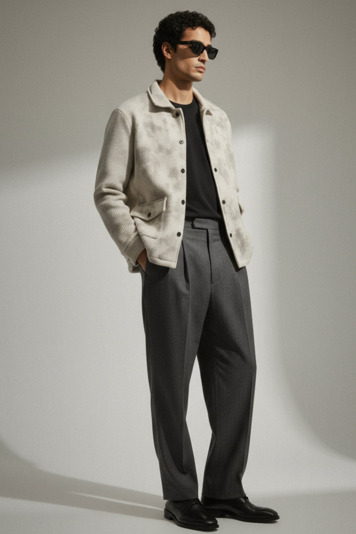 Echo – Sand Veil Overshirt