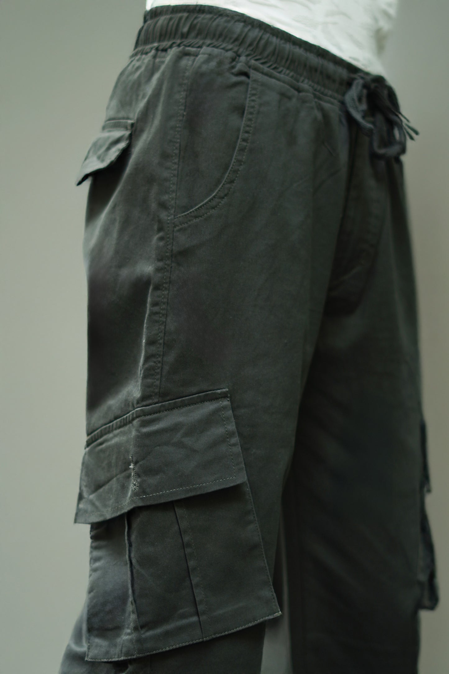 Forest Shadow Mid Rise Relaxed Fit Cargo Pants