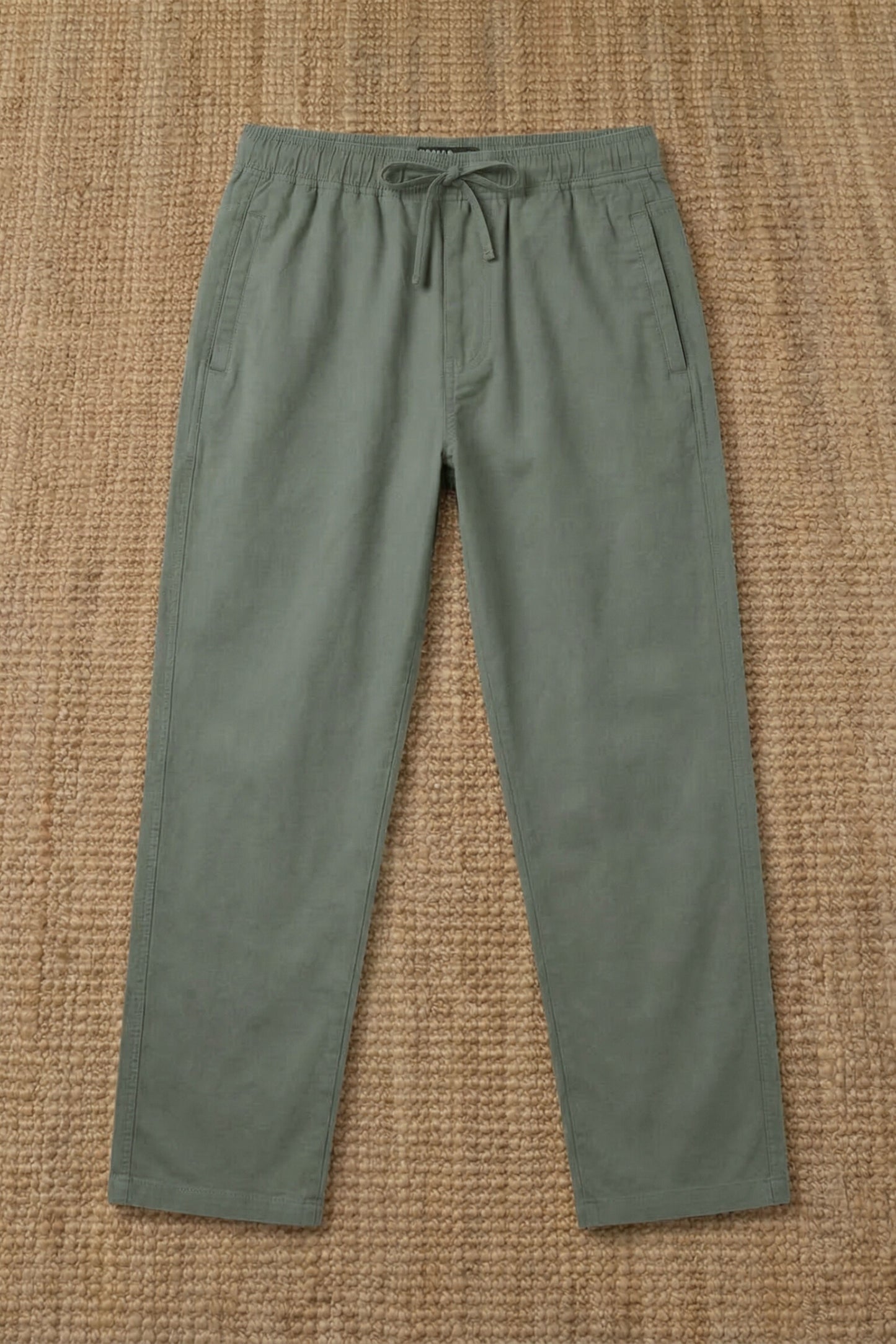 The Ease Trouser — Olive Mist