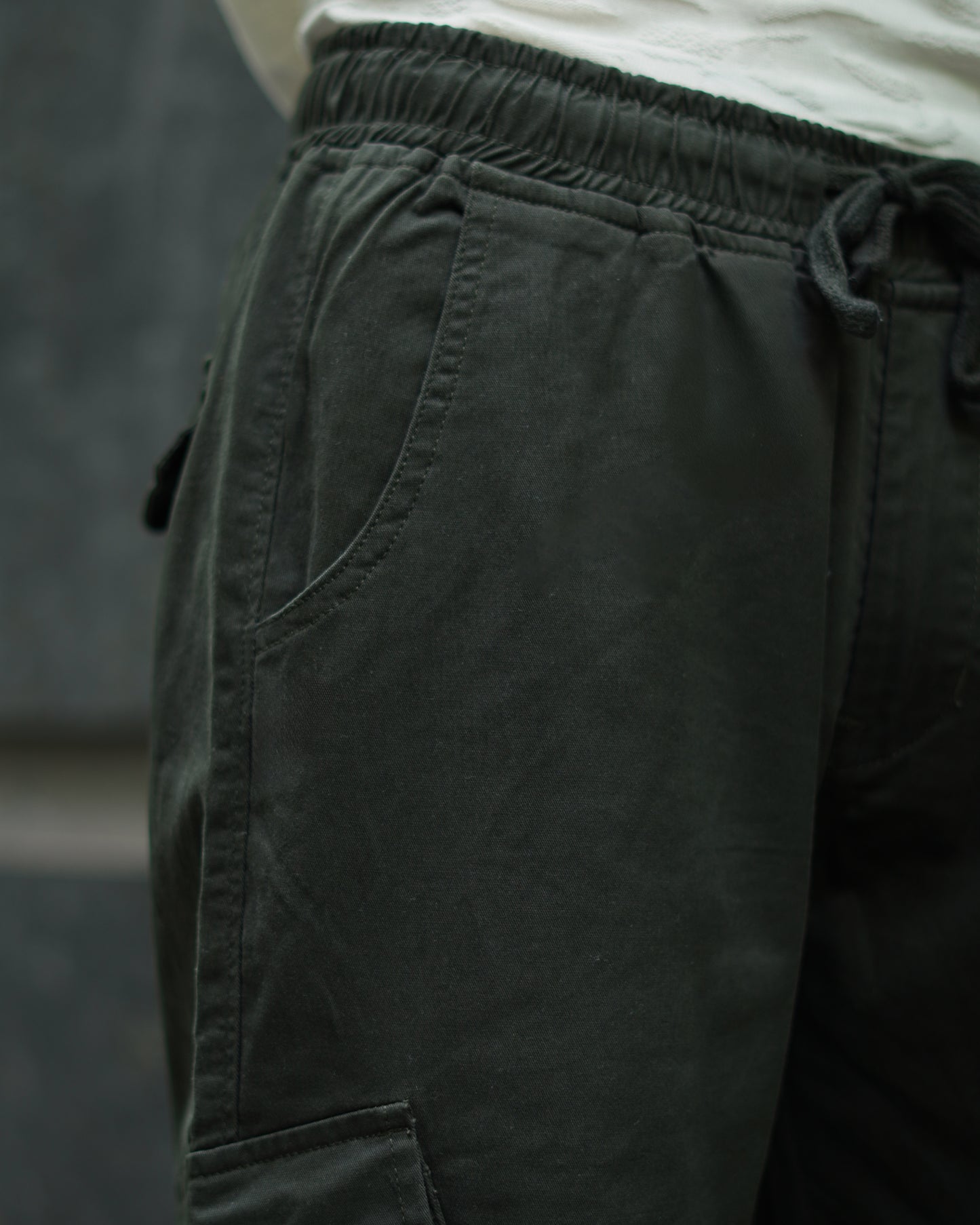 Forest Shadow Mid Rise Relaxed Fit Cargo Pants