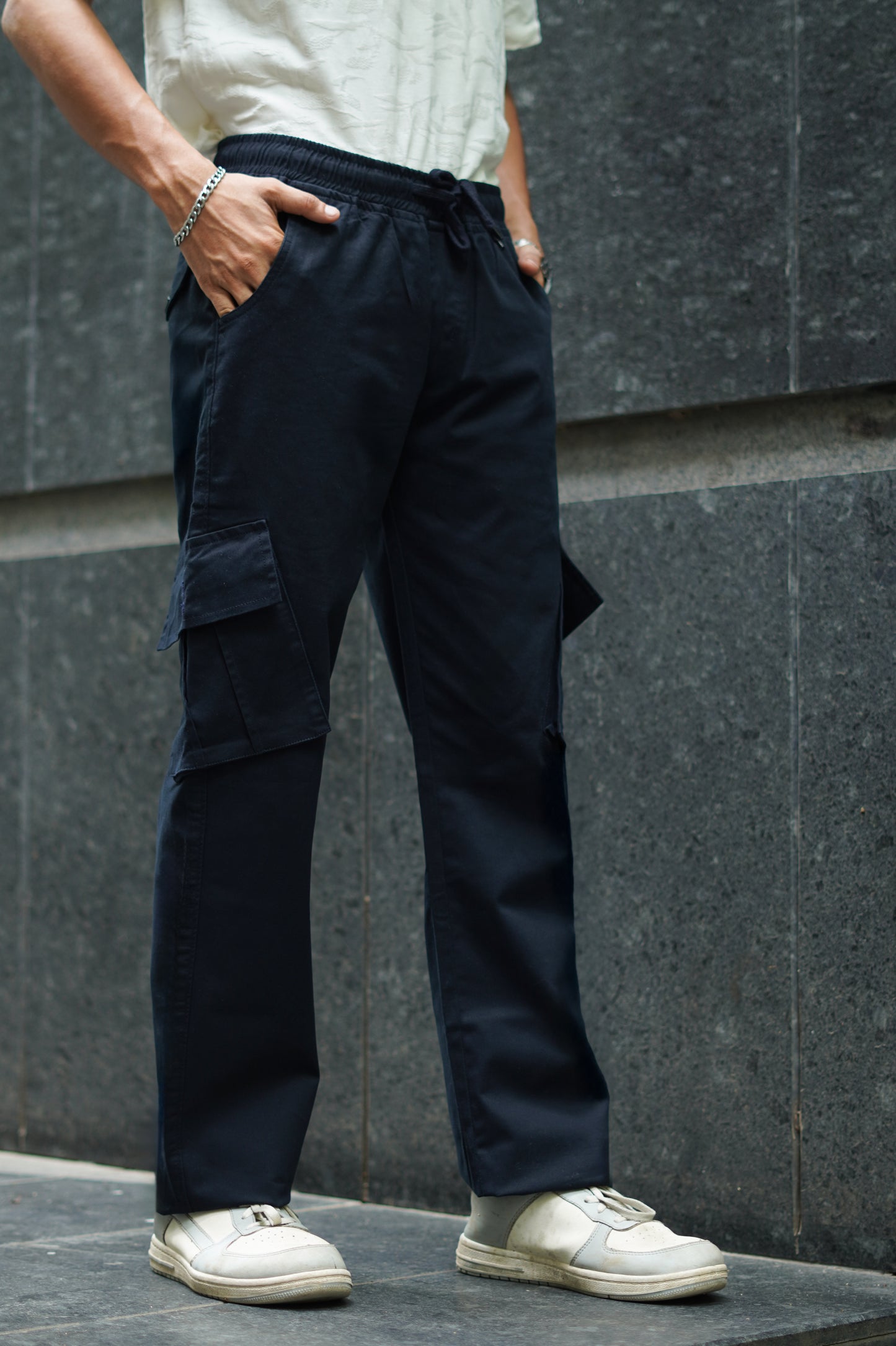 Midnight Recon Mid Rise Relaxed Fit Cargo Pants