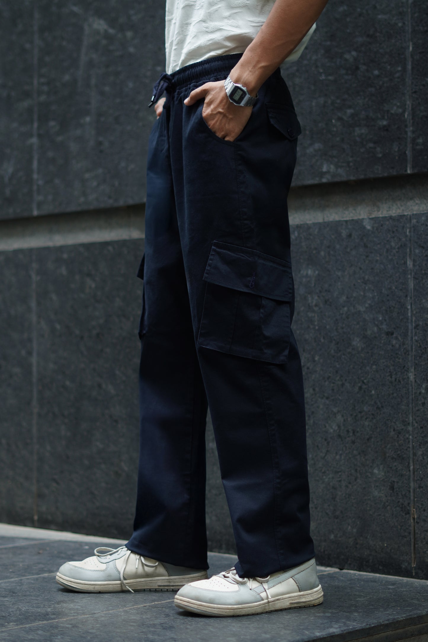 Midnight Recon Mid Rise Relaxed Fit Cargo Pants
