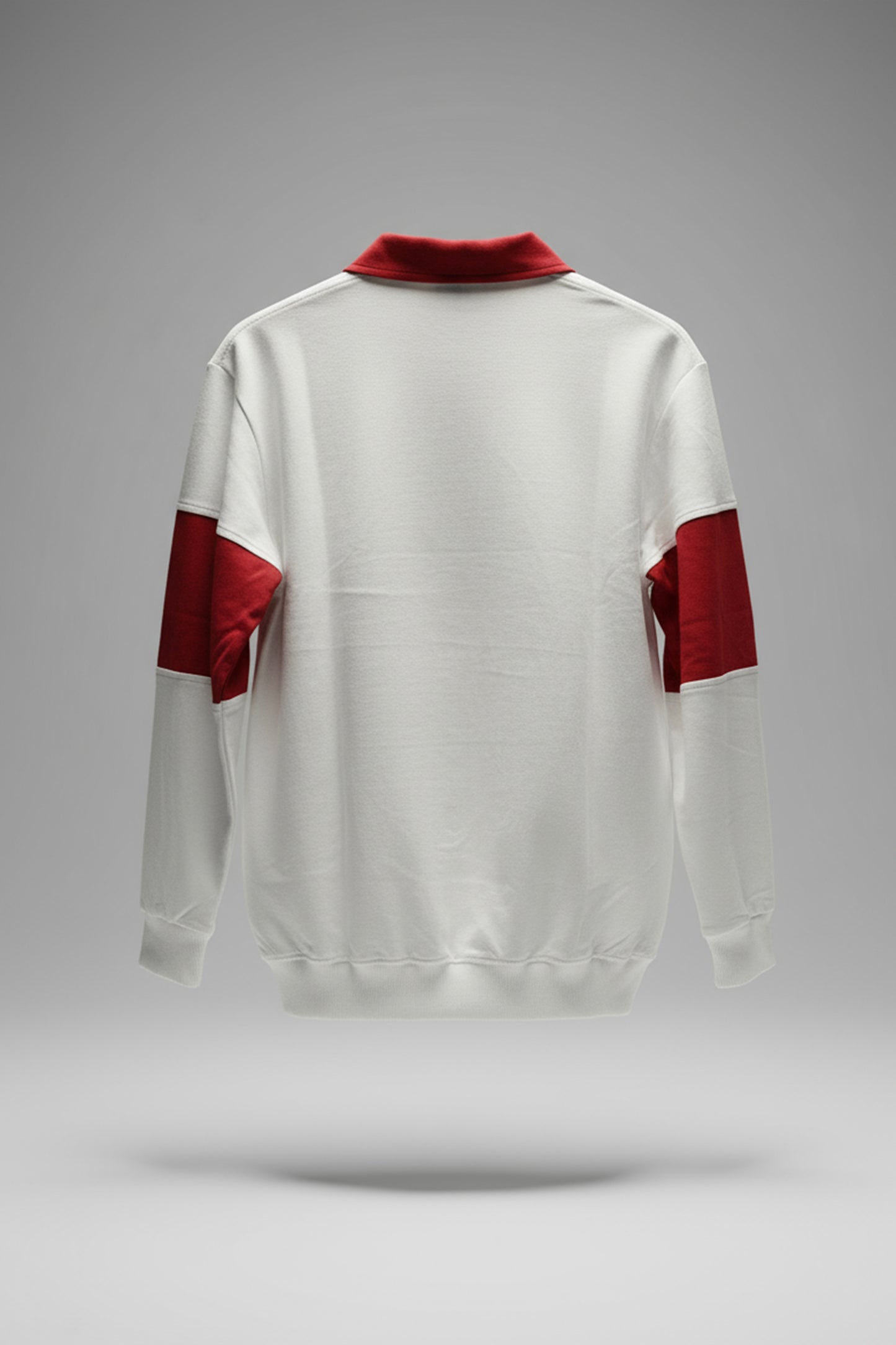 Deviation Code - Rouge Contrast Cotton Looper Sweatshirt