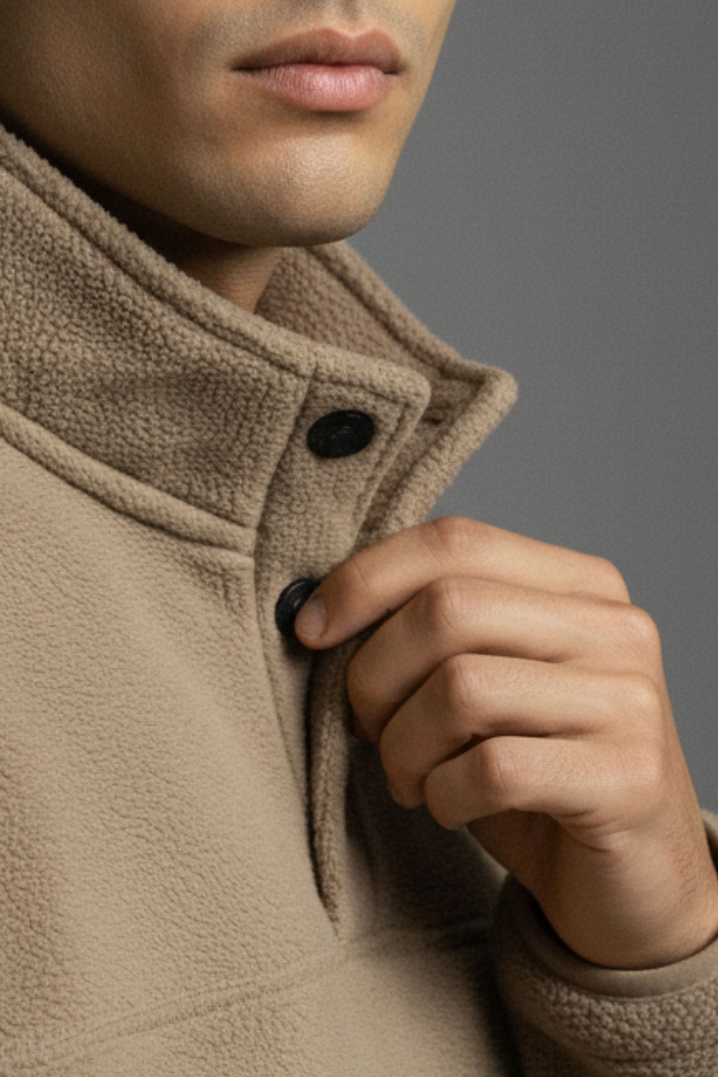 Stillness Sherpa – Warm Taupe
