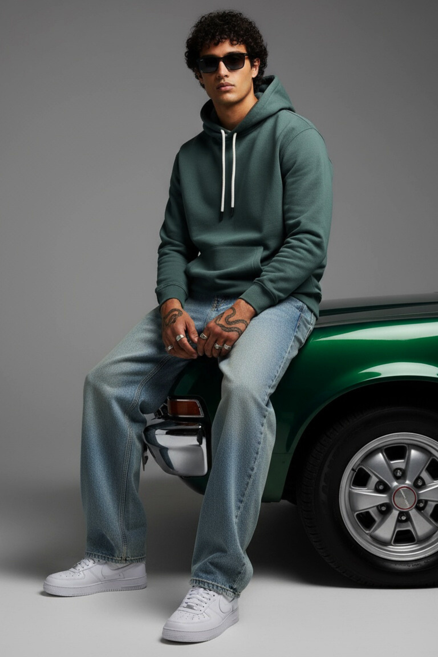 Quiet Core Hoodie – Mineral Sage