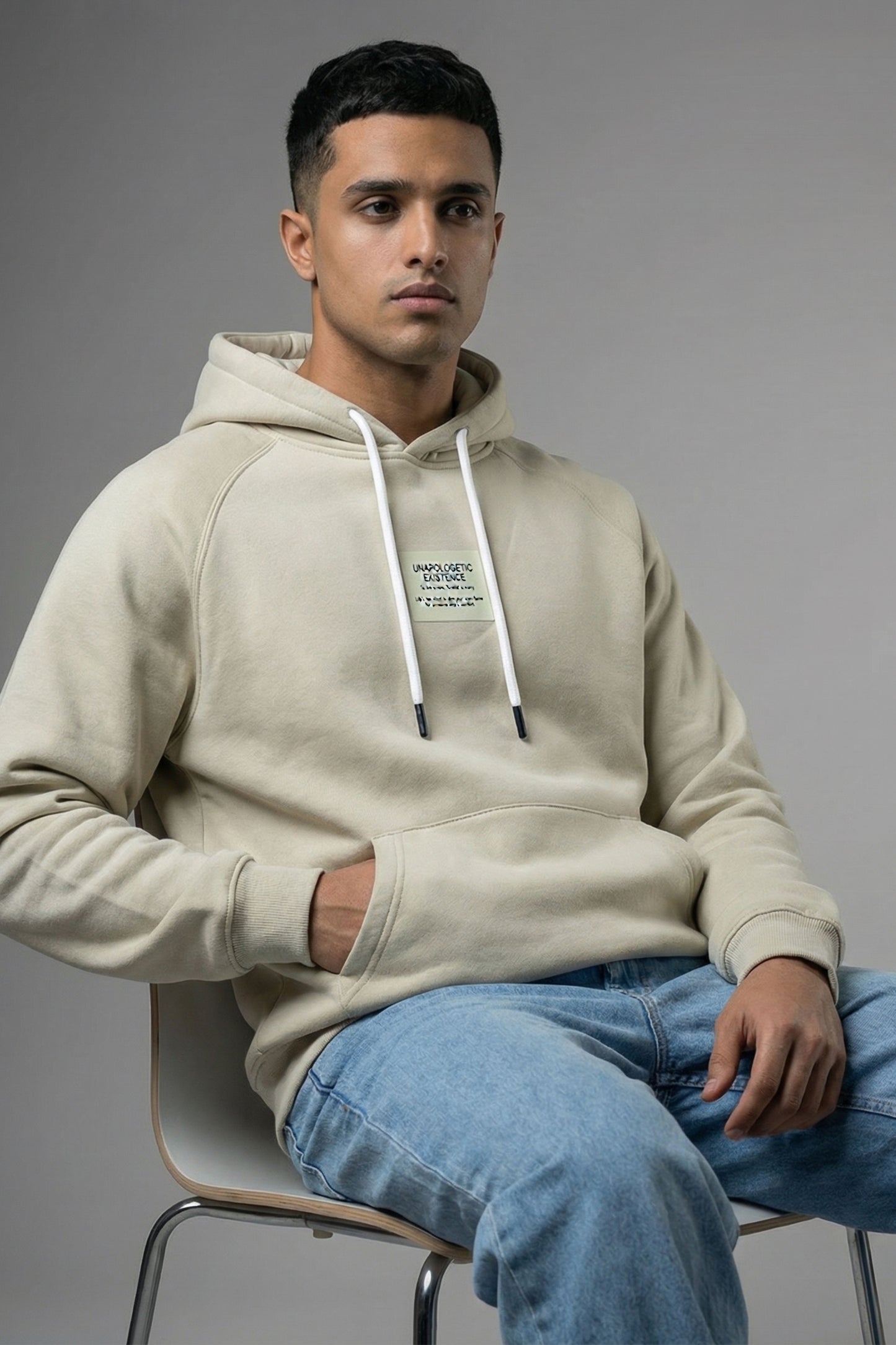 Existence Hoodie — Calm Pistachio