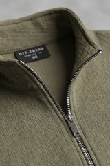 Utility Half-Zip – Olive Green