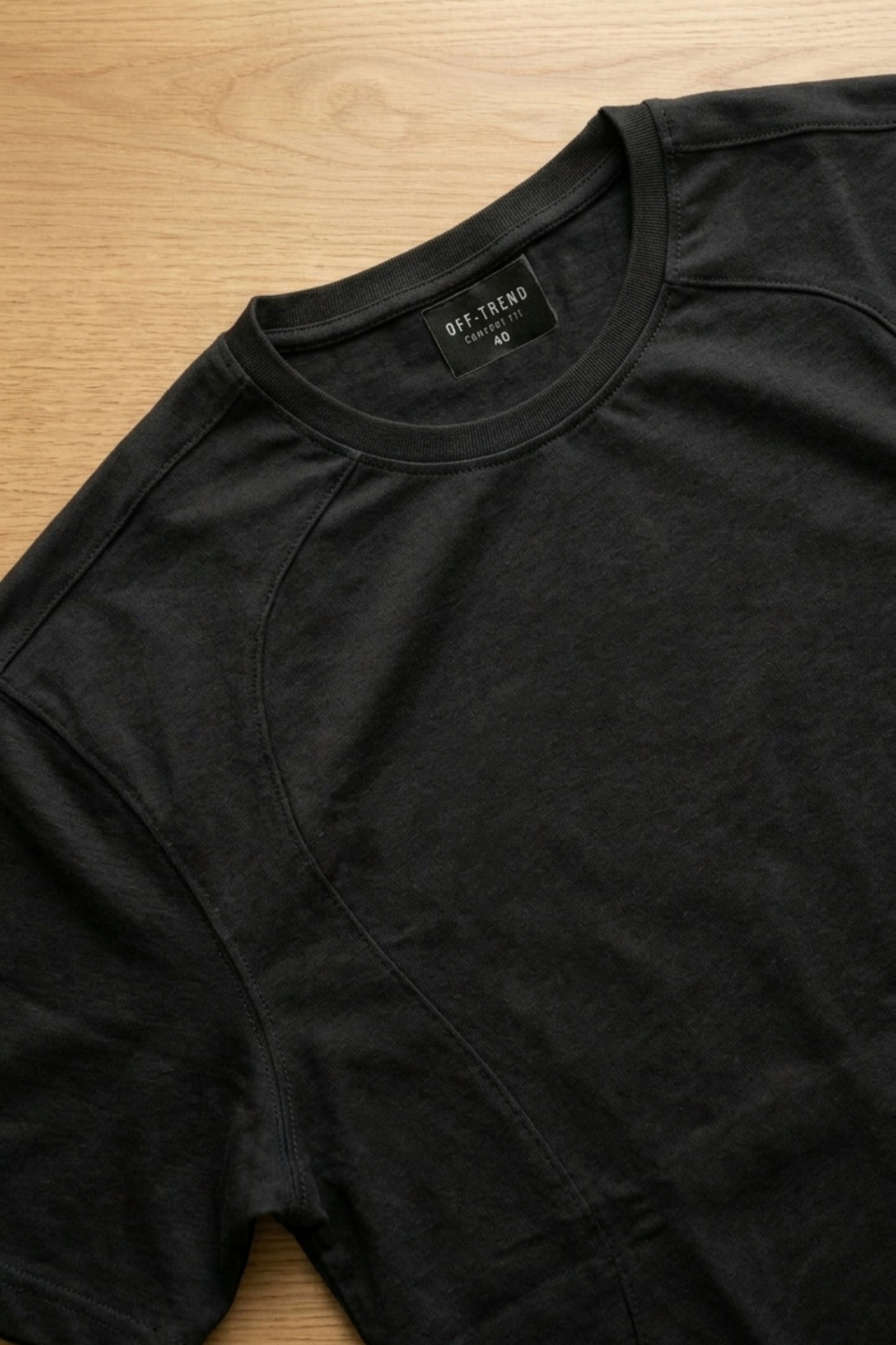 The Contour Tee — BLACK