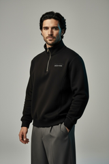 Escaping Cliches Half-Zip — Black