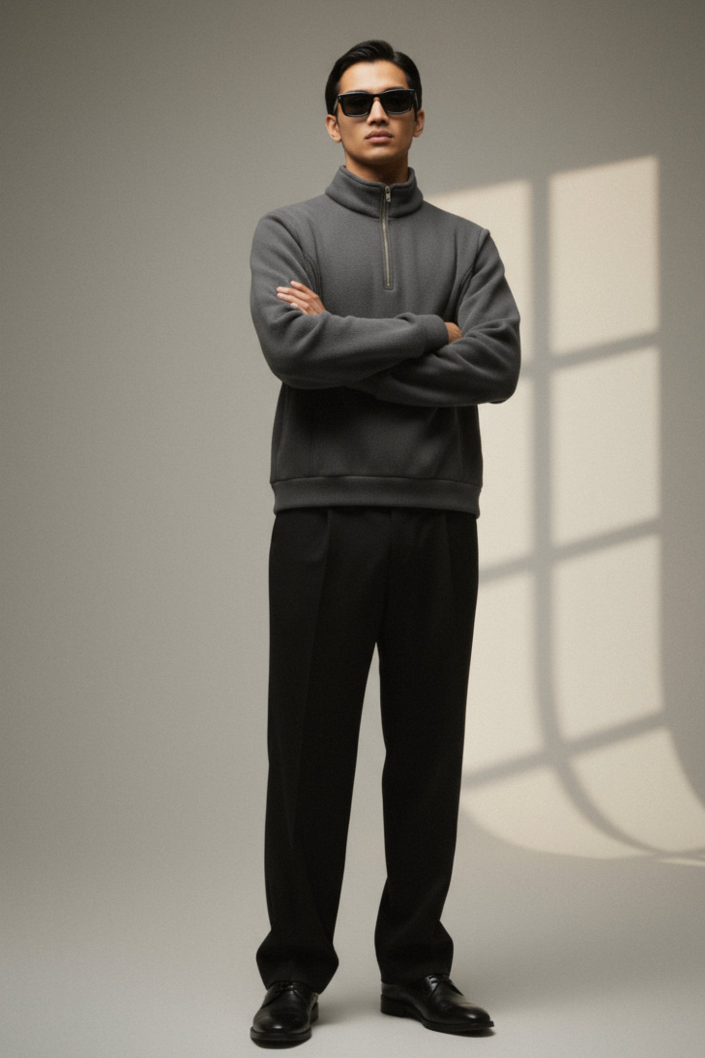 Still Current – Charcoal Sherpa Half-Zip