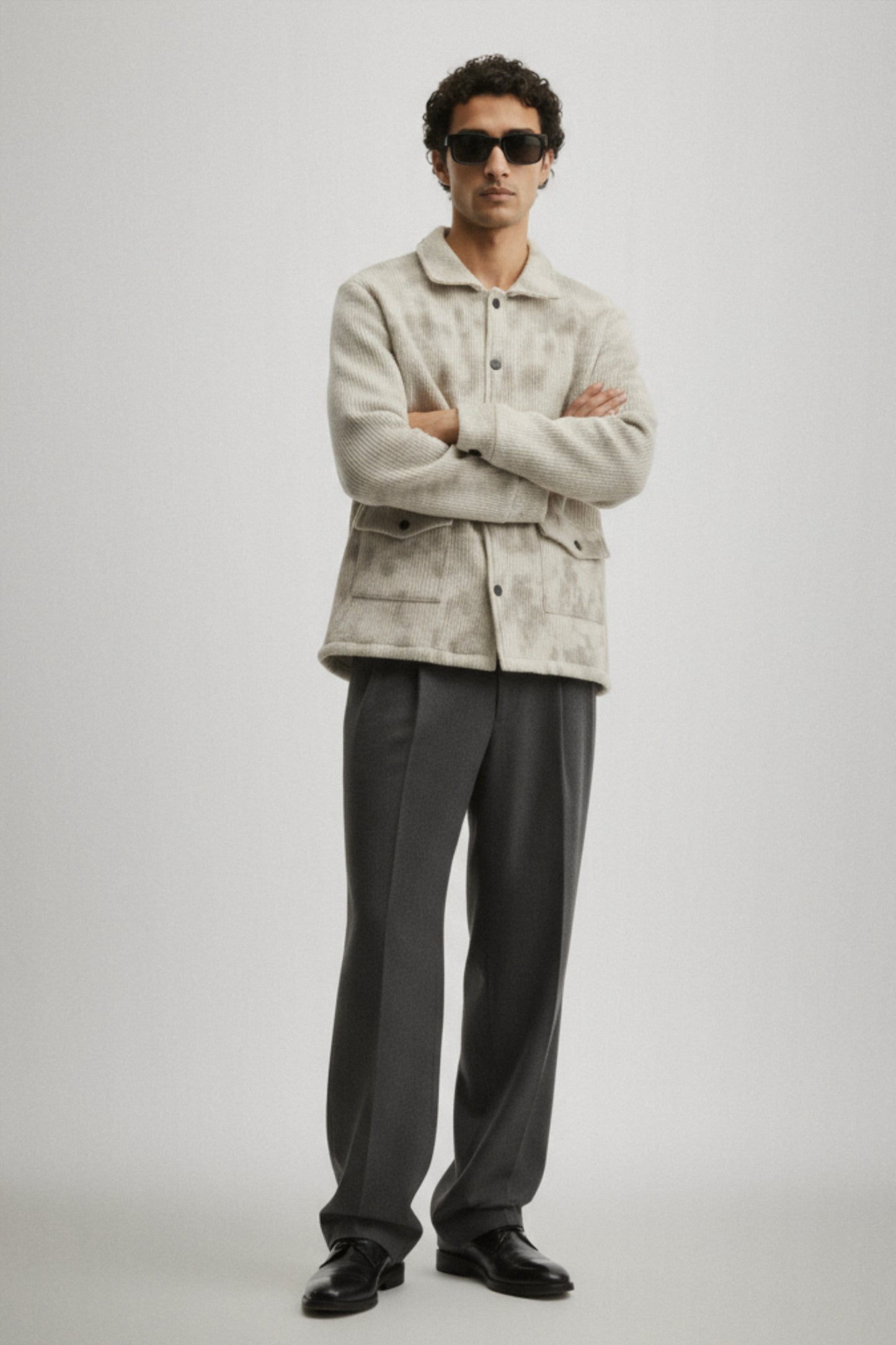 Echo – Sand Veil Overshirt