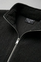 Utility Half-Zip – Jet Black
