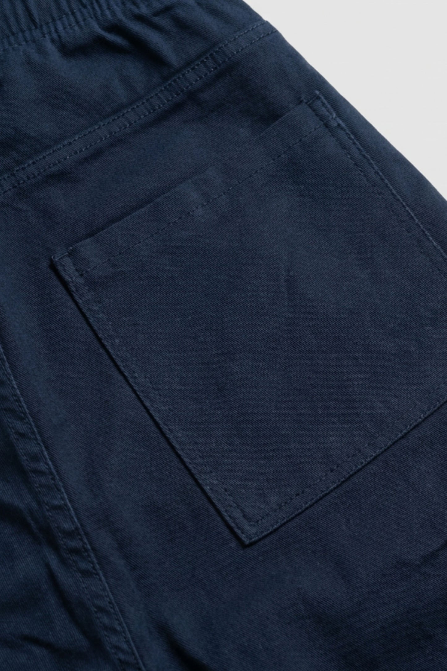 UrbanEase Linen Comfort Trousers — Midnight Navy