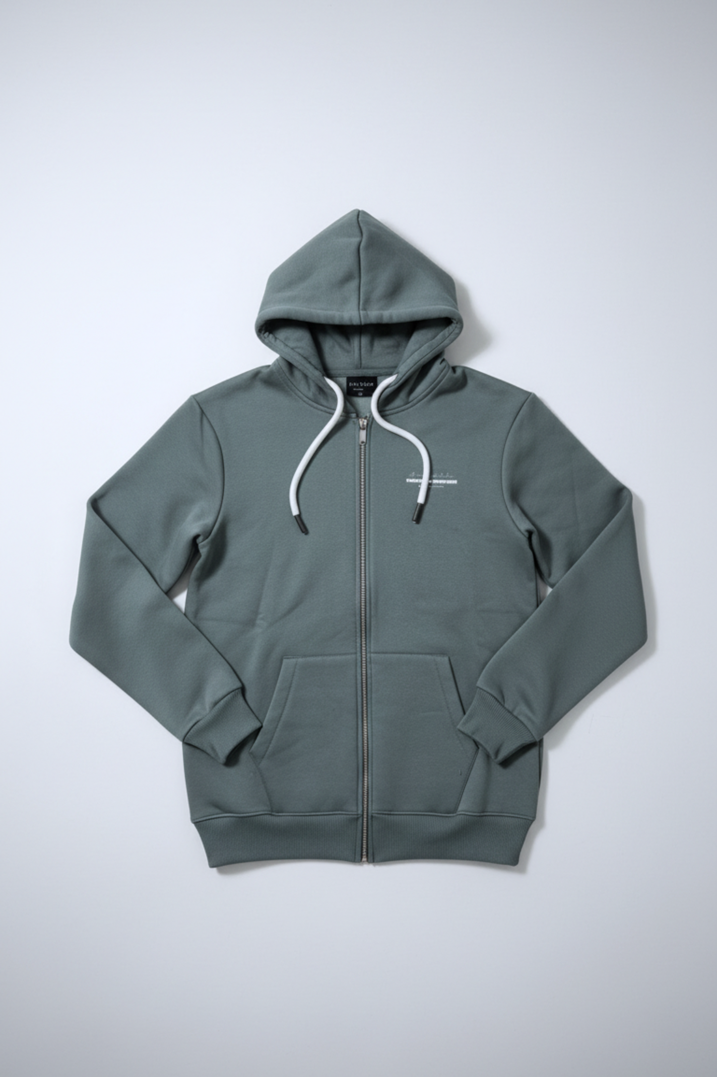 Studio Script Zip Hoodie – Mineral Sage