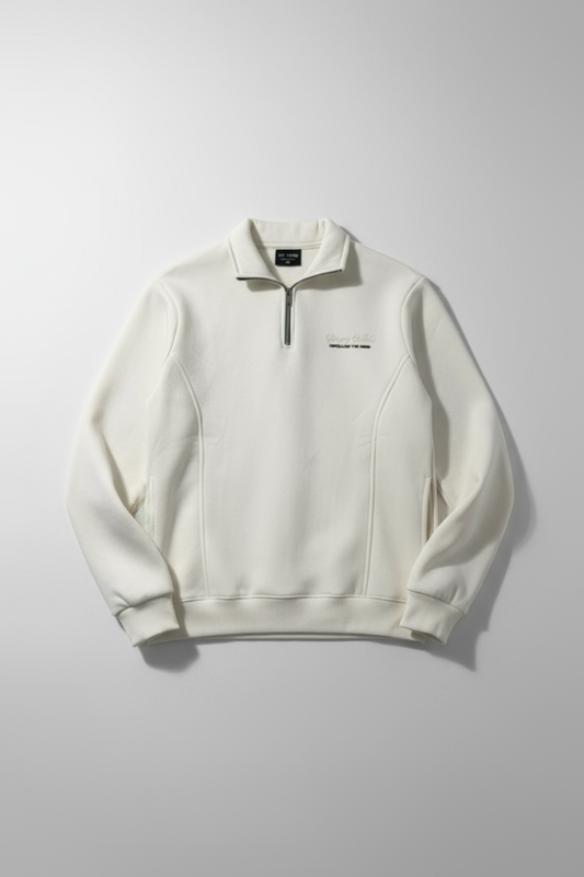 Escaping Cliches Half-Zip — Chalk