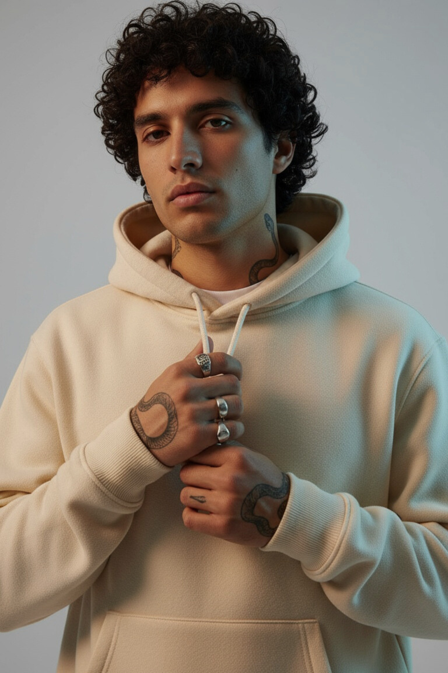 Quiet Core Hoodie —– Blush Oat