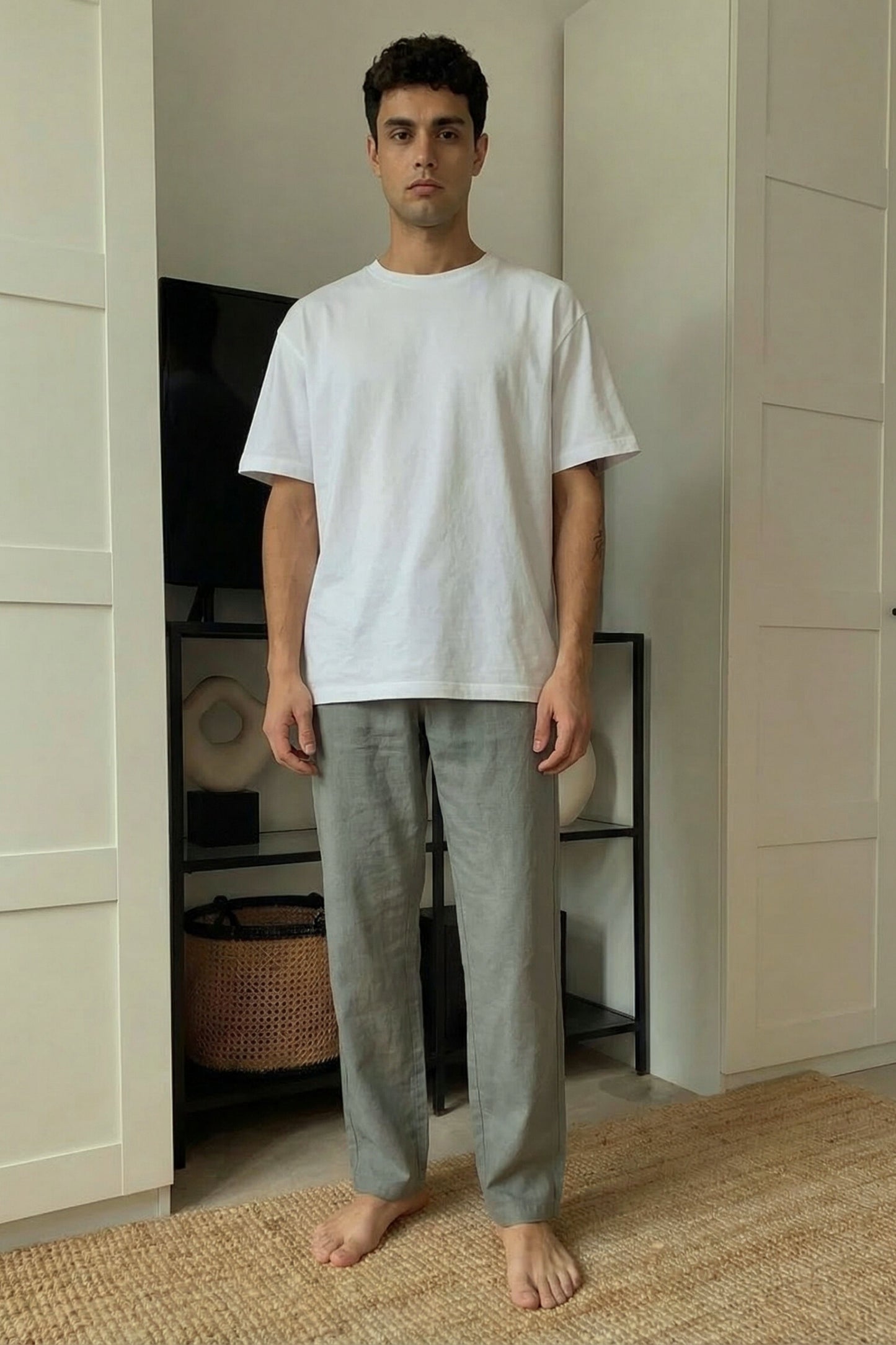 The Ease Trouser — Olive Mist