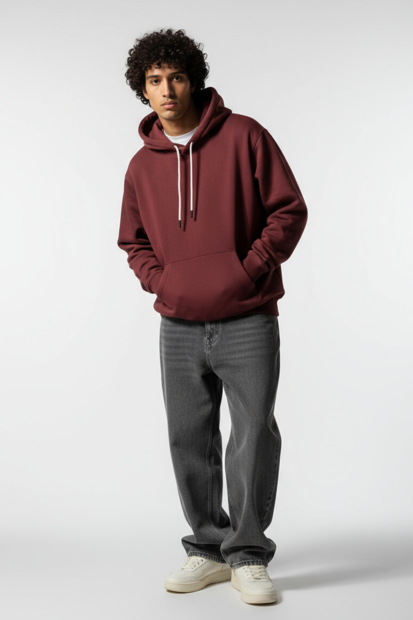 Quiet Core Hoodie –Dusty Mulberry