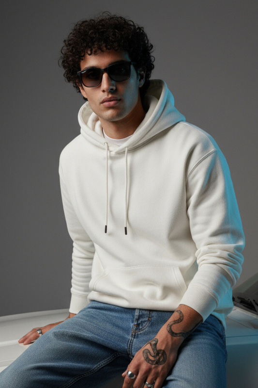 Quiet Core Hoodie –White