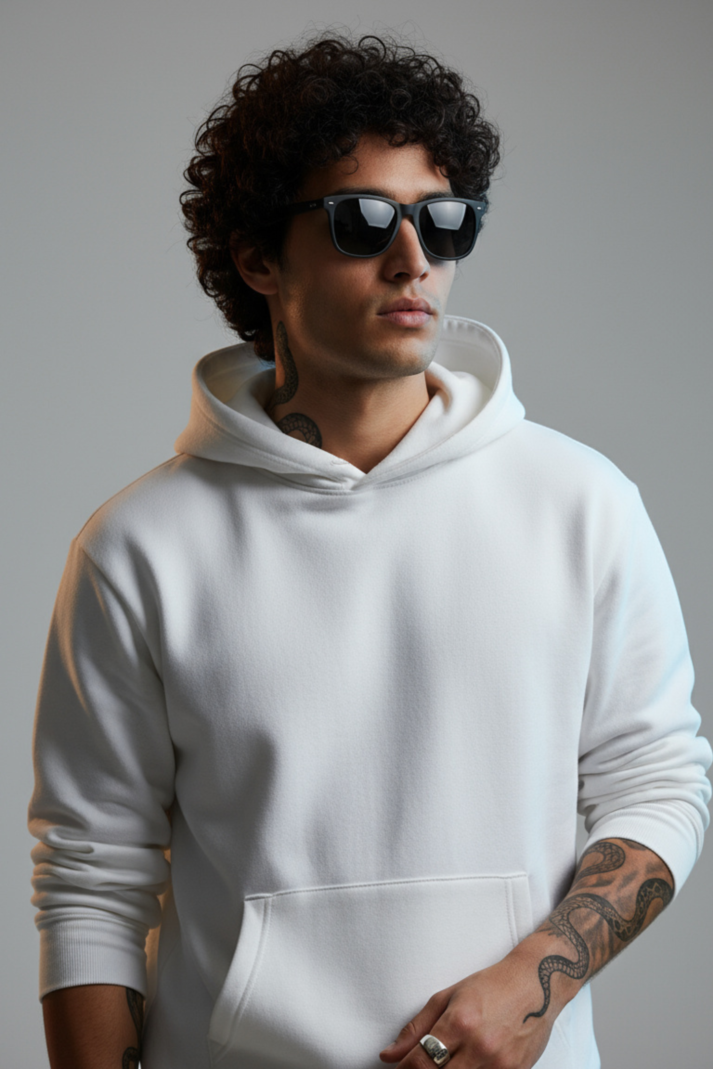 Quiet Core Hoodie –White