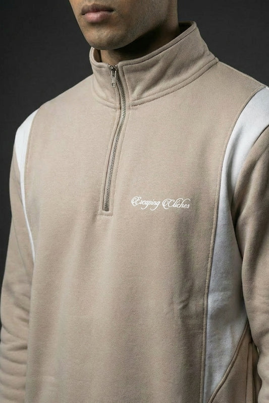 Coreline Half-Zip — Sand Beige