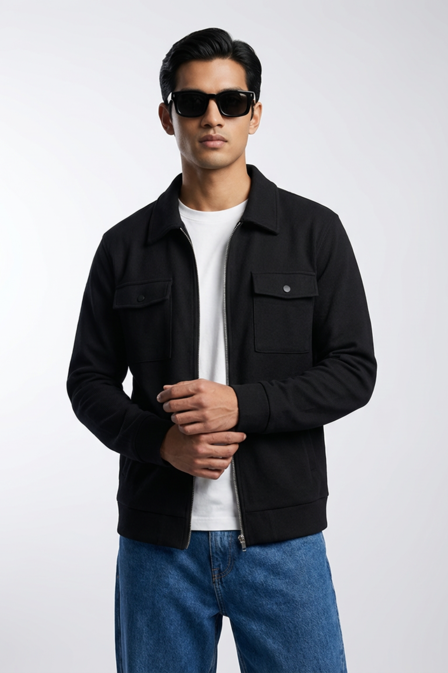 Fieldline Rib Jacket – Obsidian Black