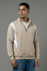 Coreline Half-Zip — Sand Beige