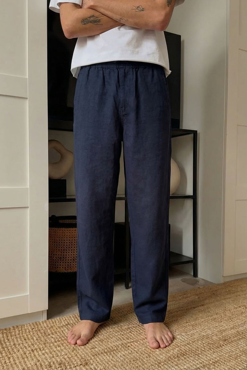 The Ease Trouser — Midnight Navy