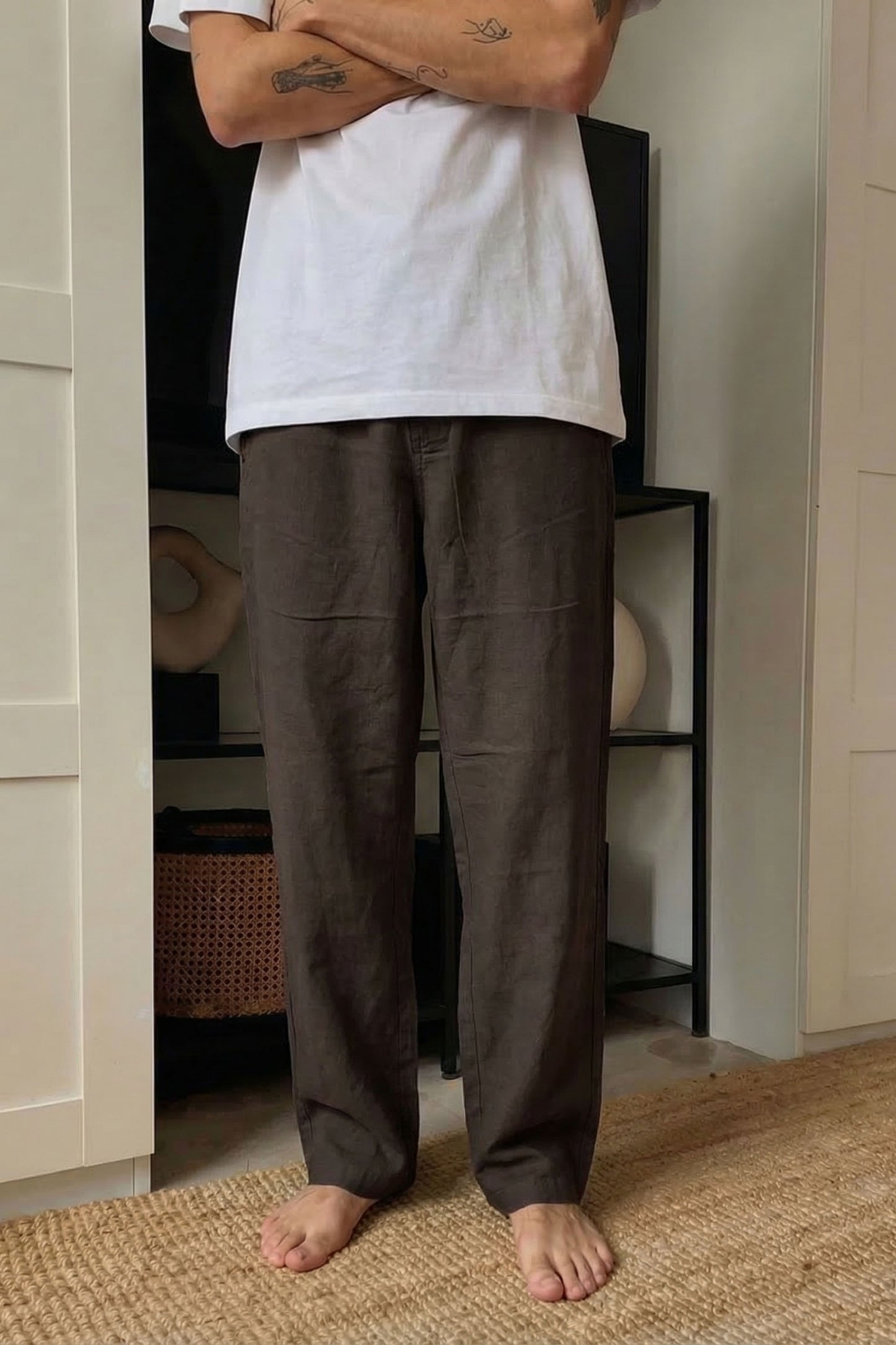 The Ease Trouser — Espresso Brown