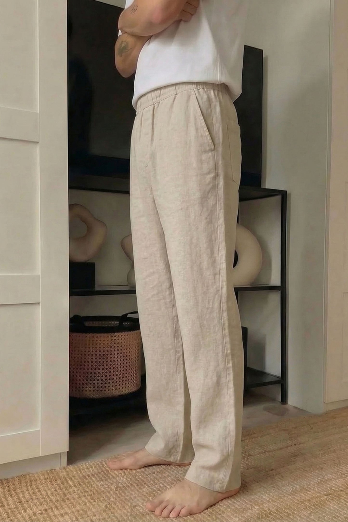 The Ease Trouser — Soft Sand