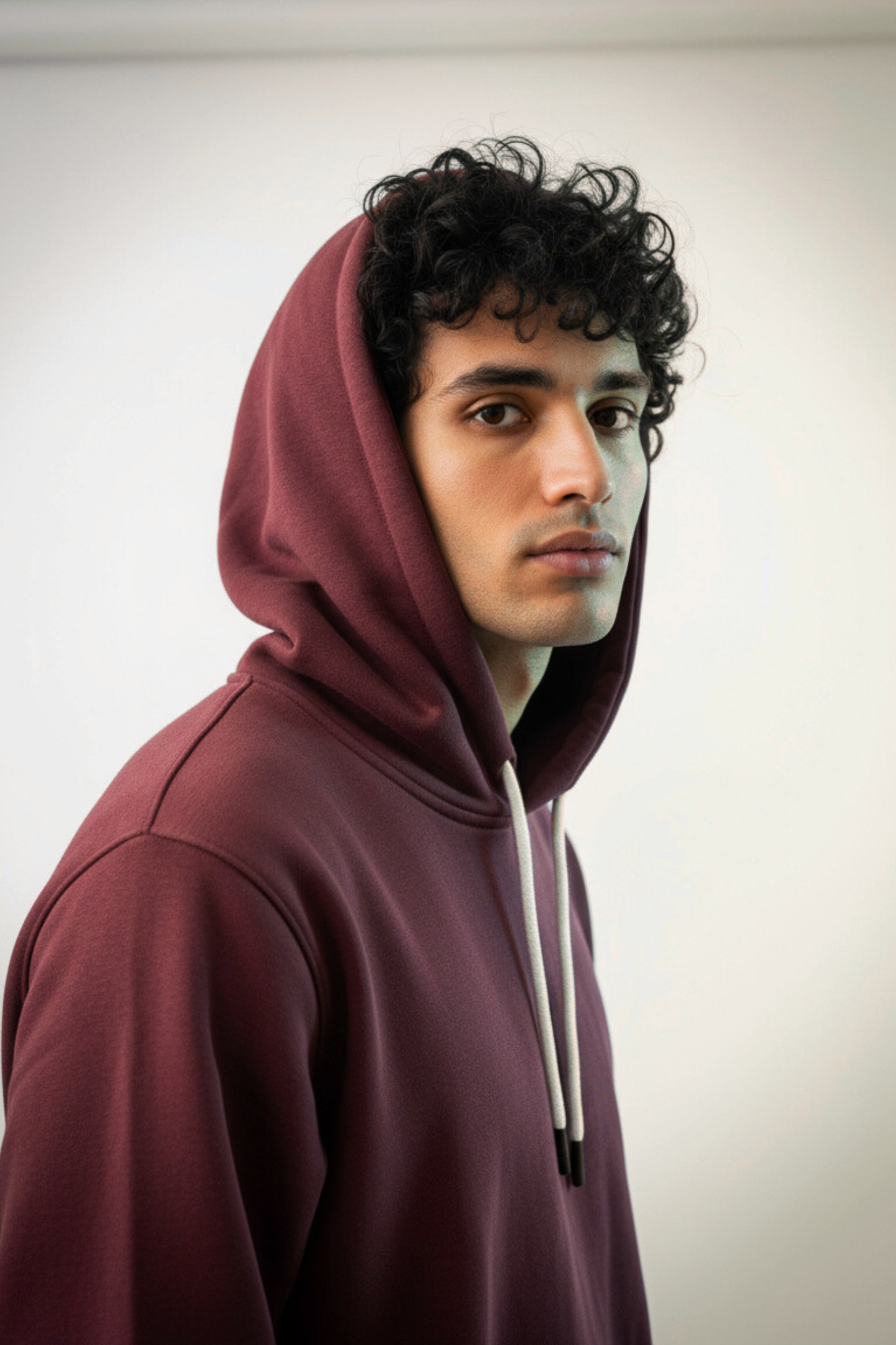 Quiet Core Hoodie –Dusty Mulberry