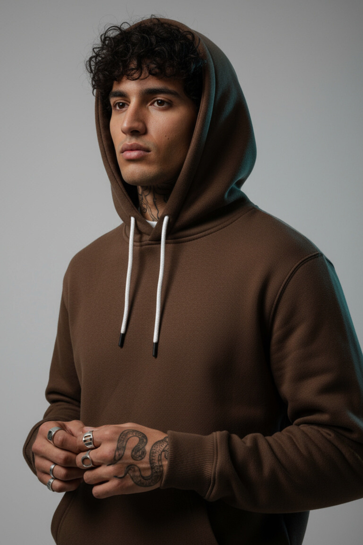 Quiet Core Hoodie – Walnut Brown