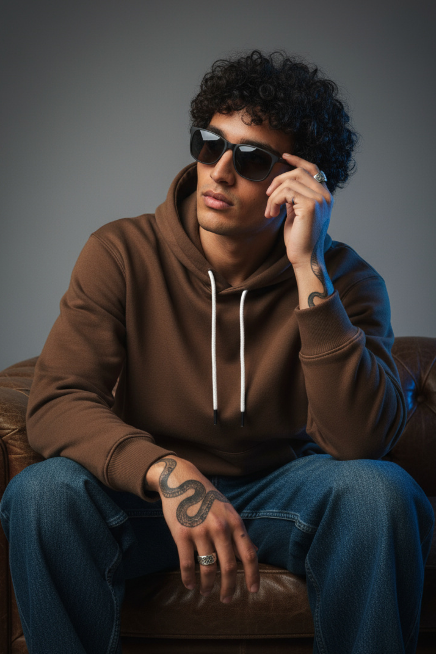 Quiet Core Hoodie – Walnut Brown