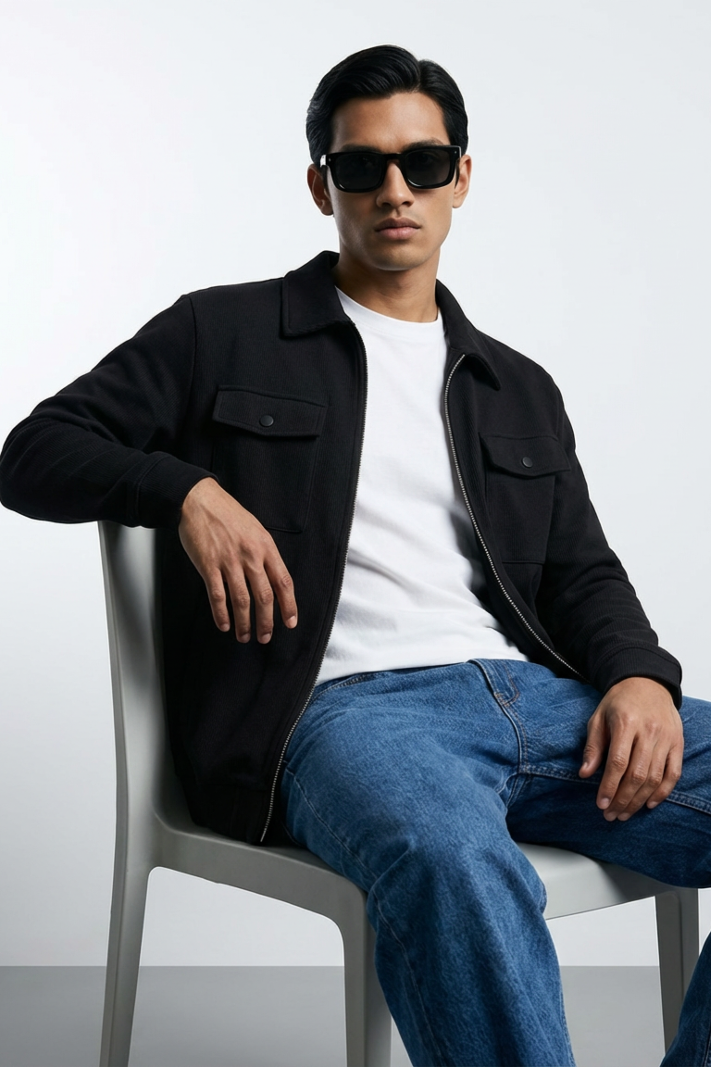 Fieldline Rib Jacket – Obsidian Black