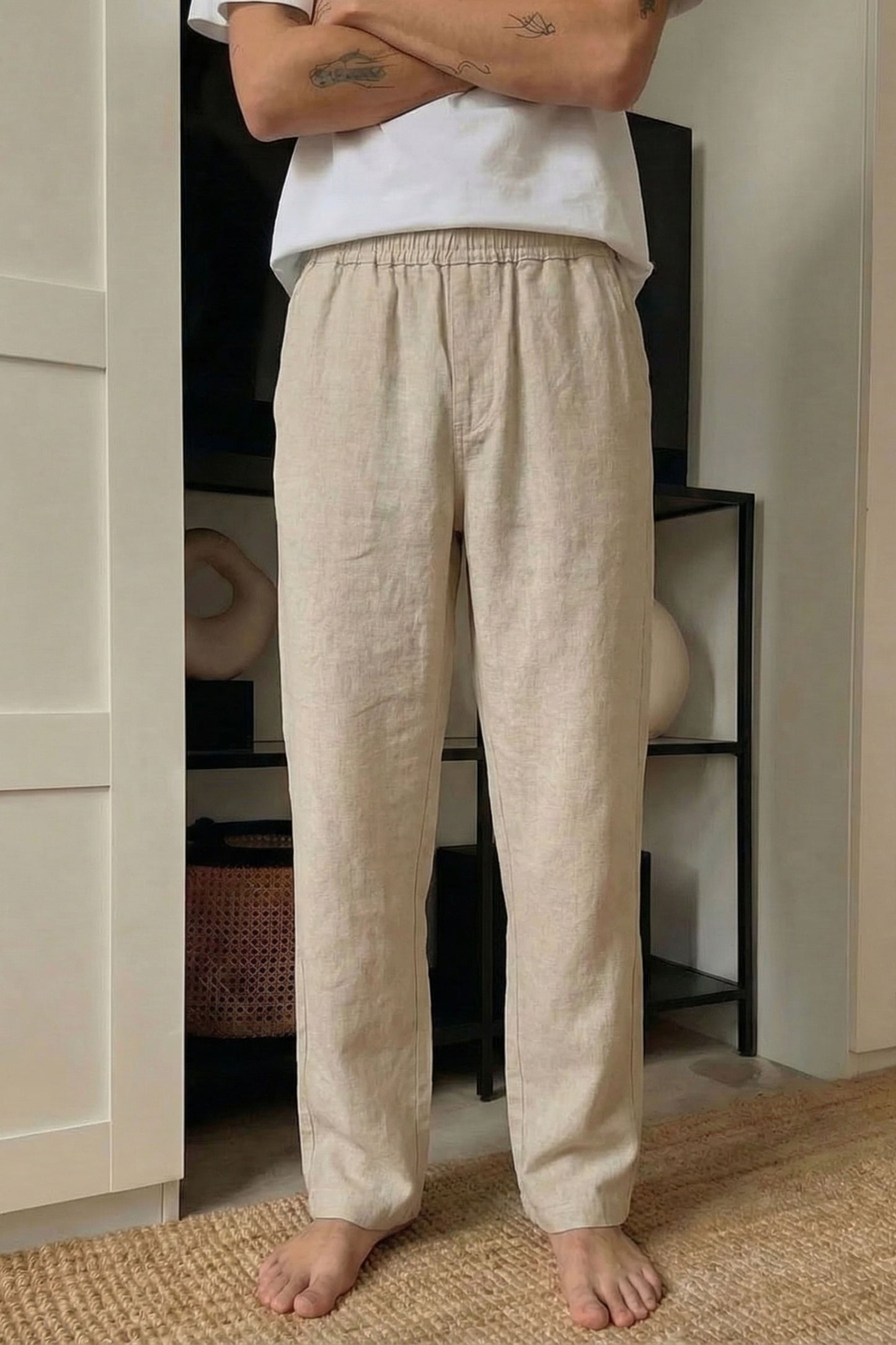 The Ease Trouser — Soft Sand