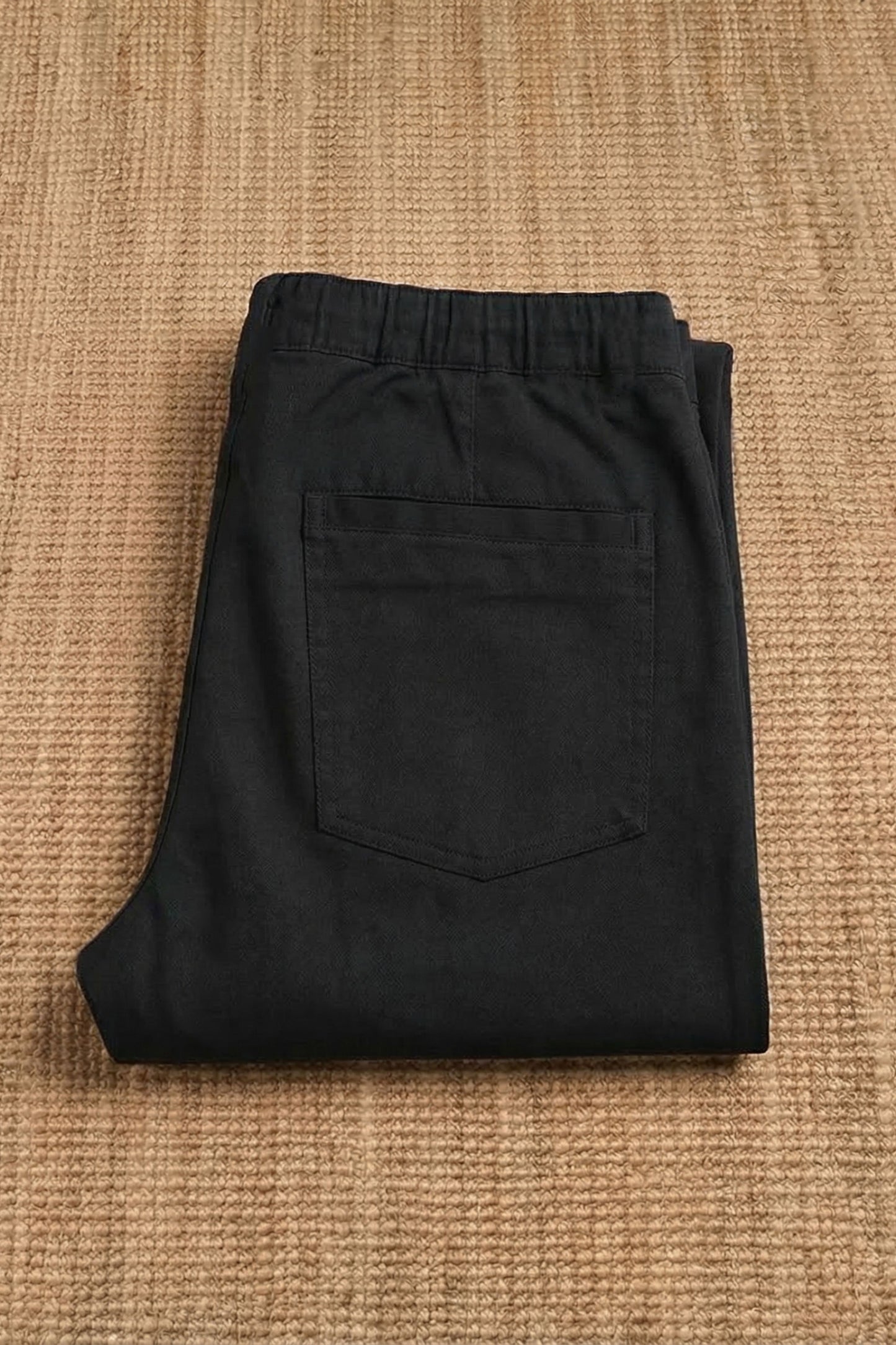 The Ease Trouser — Jet Black