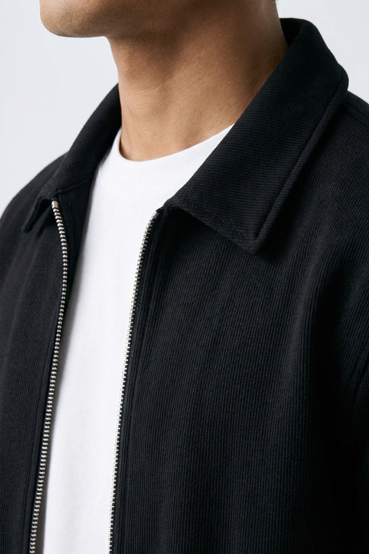Fieldline Rib Jacket – Obsidian Black