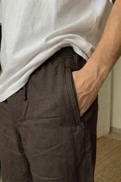 The Ease Trouser — Espresso Brown