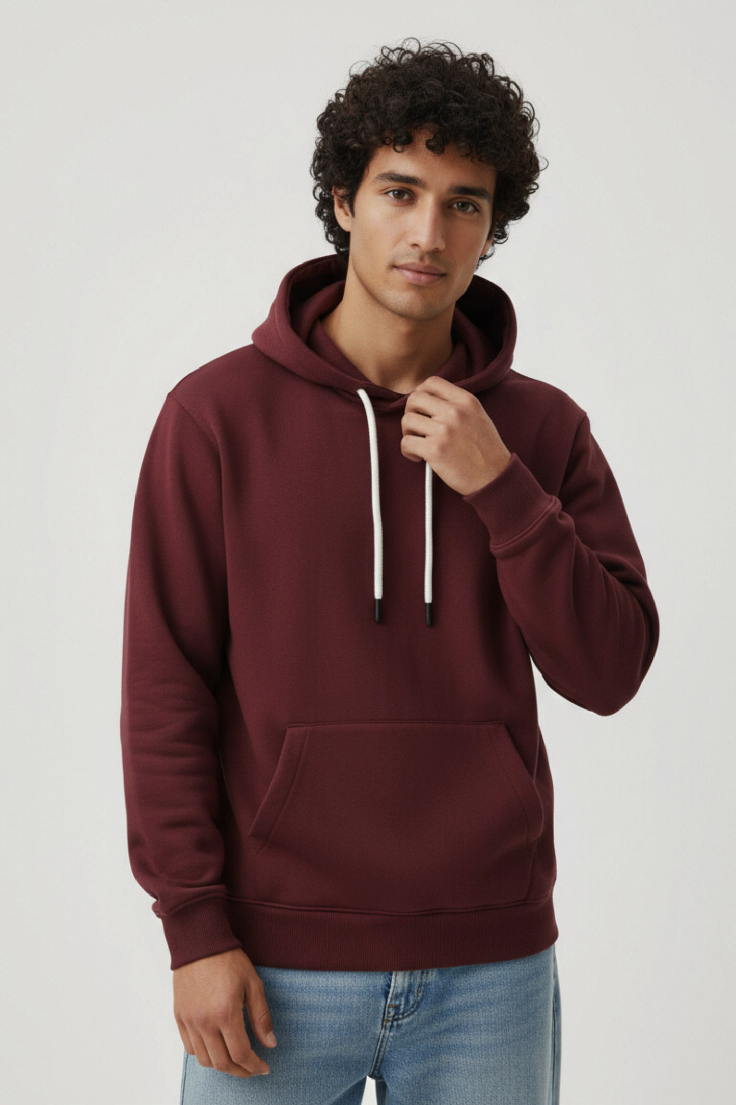 Quiet Core Hoodie –Dusty Mulberry