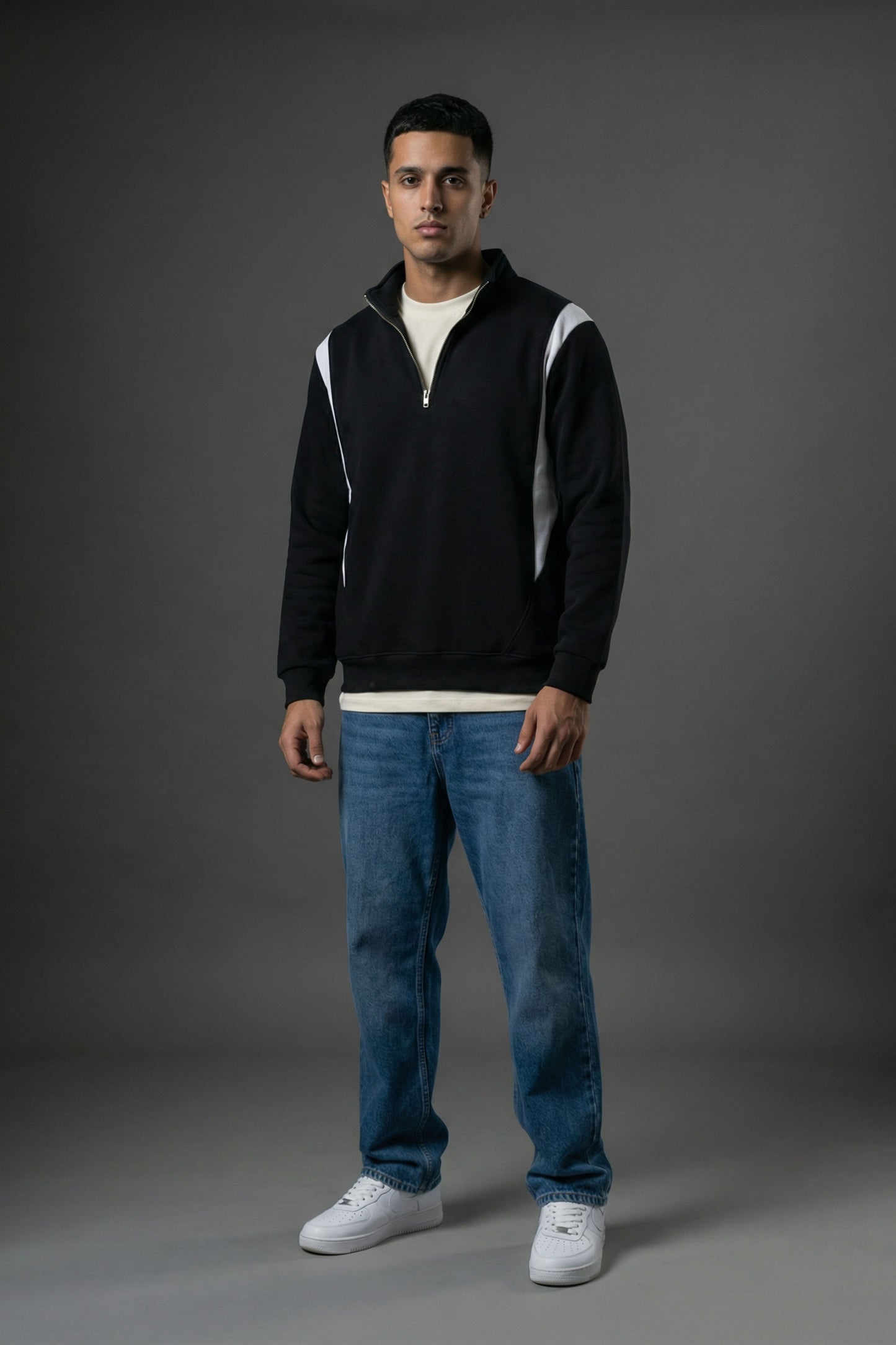 Coreline Half-Zip — Jet Black