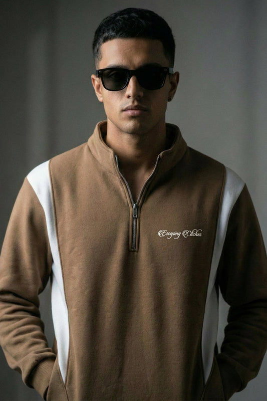 Coreline Half-Zip — Mocha Brown