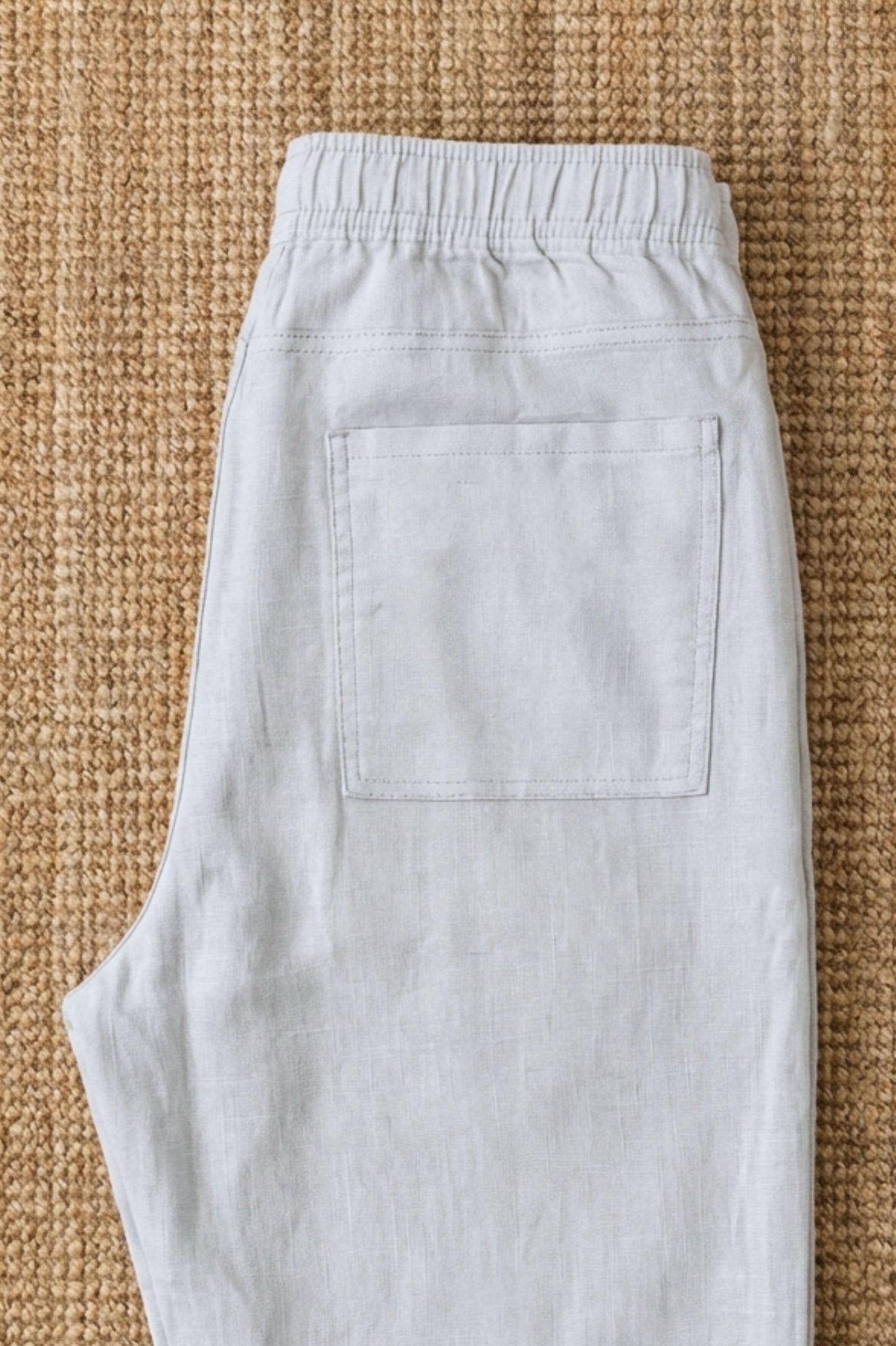 The Ease Trouser — Pearl Ash