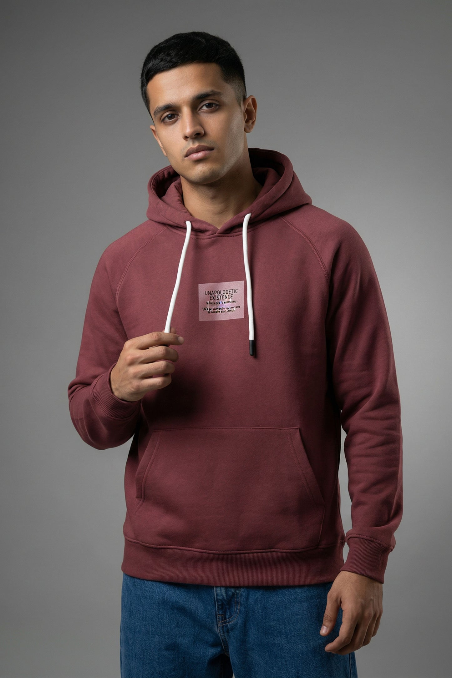 Existence Hoodie — Merlot