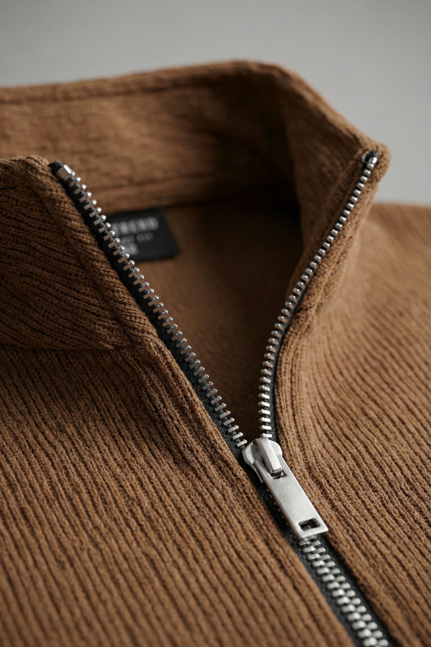Utility Half-Zip – Walnut Brown