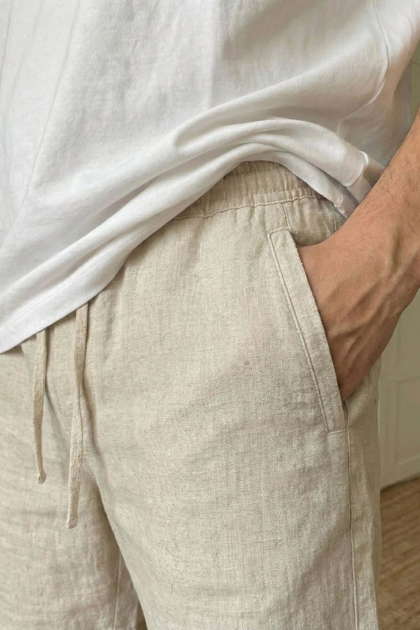 The Ease Trouser — Soft Sand