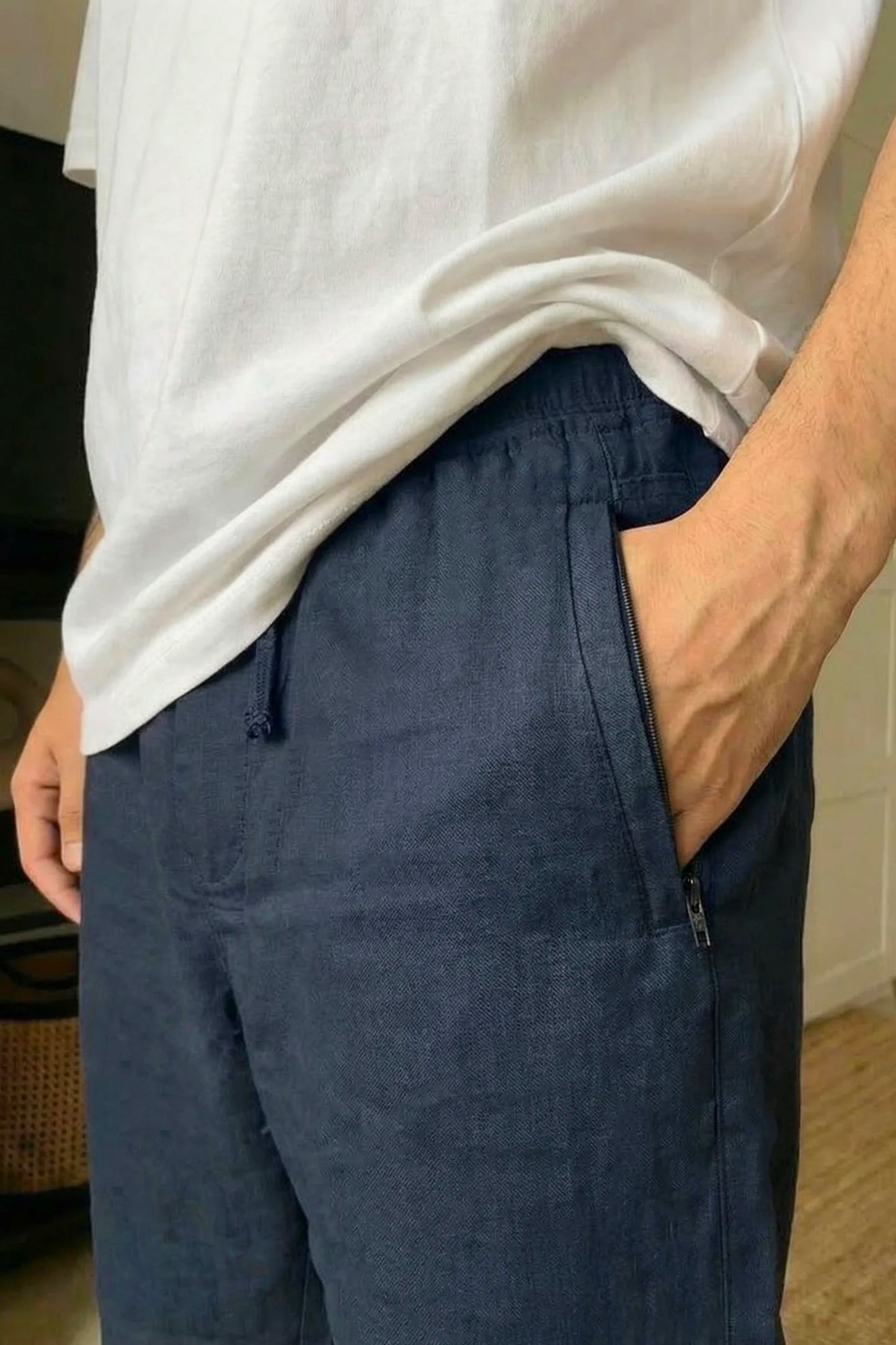 The Ease Trouser — Midnight Navy