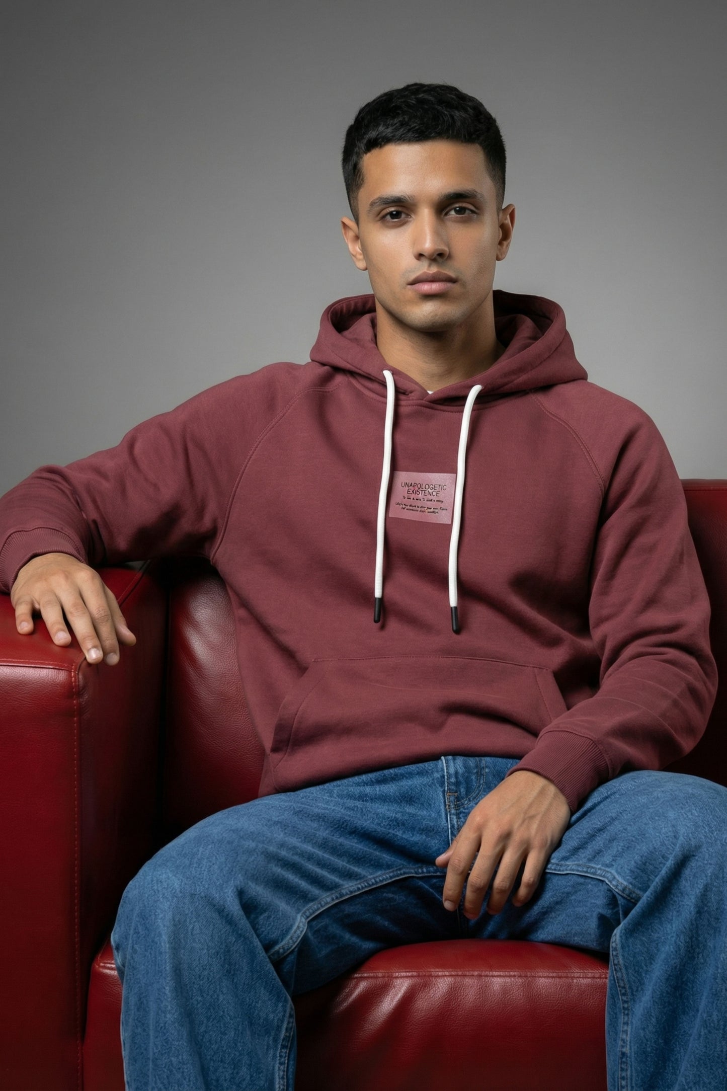 Existence Hoodie — Merlot