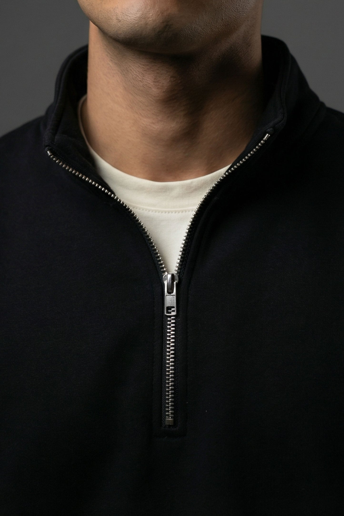 Coreline Half-Zip — Jet Black