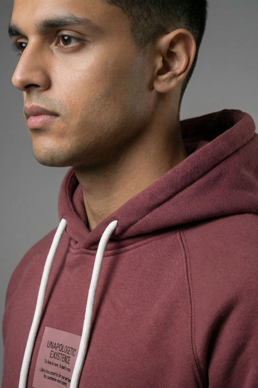 Existence Hoodie — Merlot