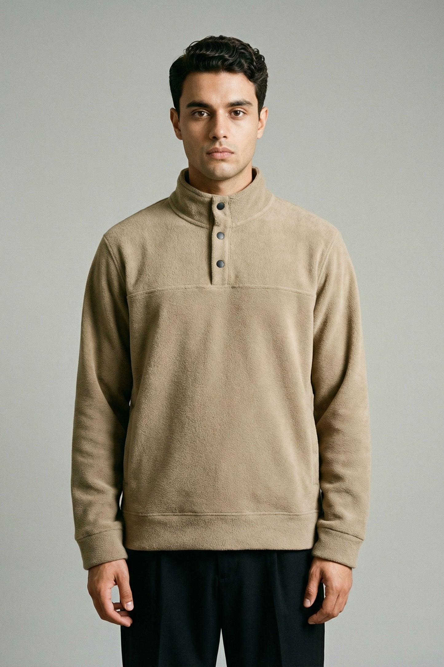 Stillness Sherpa – Warm Taupe